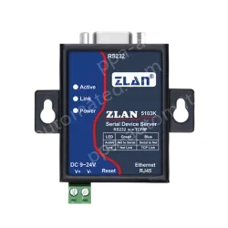 Rail/desktop serial server