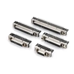 SCSI Connector Series 90 Degree PCB Board-to-Board Servo 50-PIN Headers